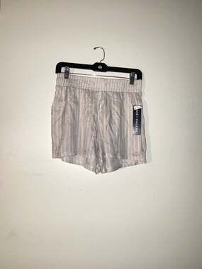 Zoë + Phoebe Women's Linen-Blend Pull-On Shorts with Elastic Waist